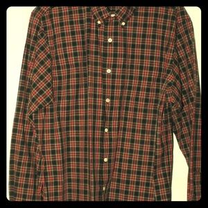 Ralph Lauren Polo plaid button down shirt. XL
